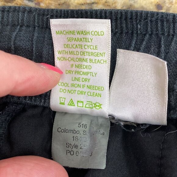 ❤️Last Chance Lilly Pulitzer Linen Pull On Drawstring Waist Straight Leg Pants - Picture 7 of 10